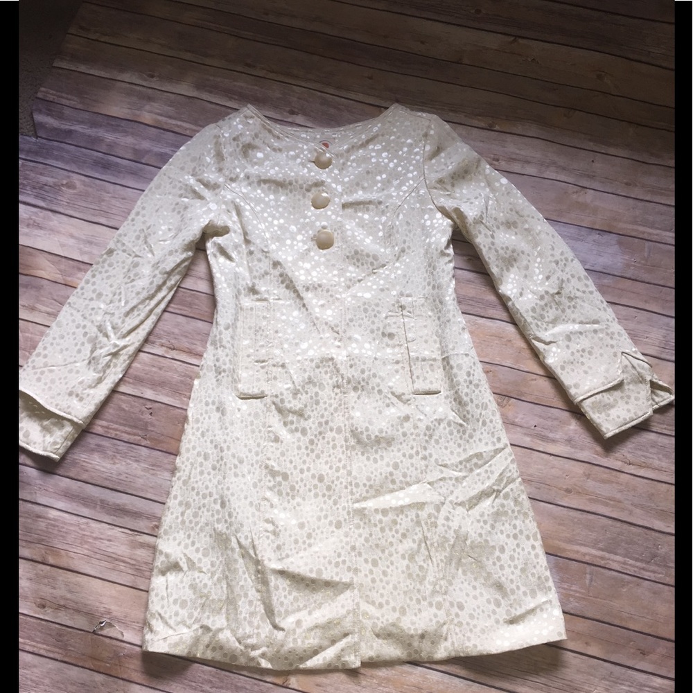 Tulle winter white duster